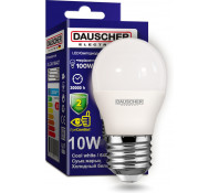 Лампа LED G45 10W    E14 4200K 90lm/w (DAUSCHER)